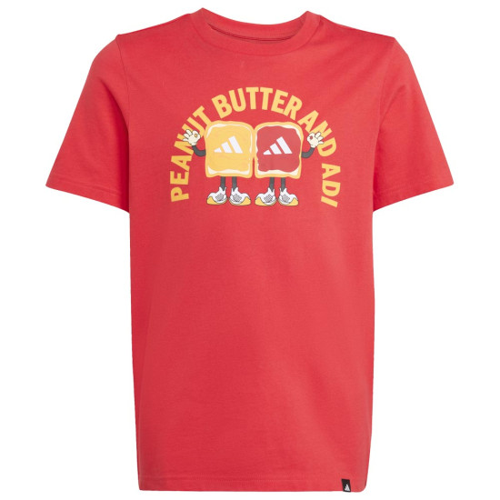 Adidas Παιδική κοντομάνικη μπλούζα Street Sports Food Graphic Tee